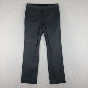 EXPRESS Pants Mens 29x30 Dark Gray Cotton Blend Photographer Dress Slacks *